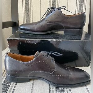 Magnanni Chance Wingtip Derby in Grey size 9.5 worn once.